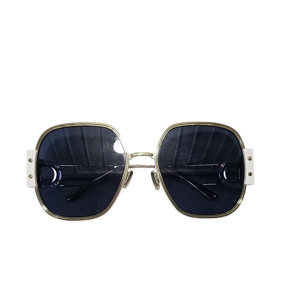 Christian Dior 30Montaigne SU 96H5 58 Sunglasses in White and‎ Gold.